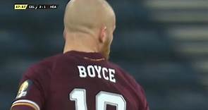Liam Boyce scores for Hearts in Scottish Cup final against Celtic