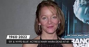 ER Actress Mary Mara Dead at 61 After Apparent Drowning in NY River: 'Everyone Loved Her'