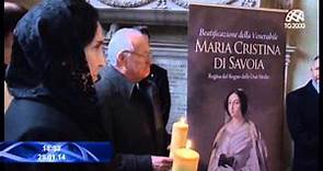 La beatificazione della Venerabile Maria Cristina di Savoia, Regina del Regno delle Due Sicilie