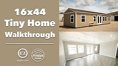 16x44 Custom Shed House Tiny Home Walkthrough
