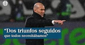 Zidane: "Dos triunfos consecutivos que todos necesitábamos"