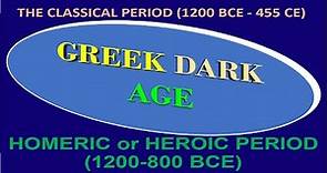 Greek Dark Age (Homeric or Heroic Period), Literature 5