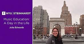 NYU Steinhardt Music Education | A Day in the Life