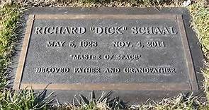 Actor Richard 'Dick' Schaal Grave Forest Lawn Memorial Park Los Angeles California US March 18, 2021