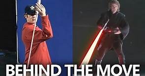 Hayden Christensen's Signature Lightsaber Move - Anakin Skywalker Backspin