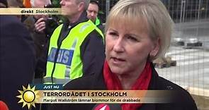 Margot Wallström: "Regeringen har övat - vi visste hur vi skulle agera" - Nyhetsmorgon (TV4)