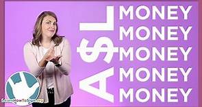 Learn How to Sign Money in ASL | Number Signs | Sign Language for Beginners