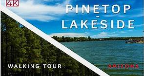 Pinetop-Lakeside Arizona [4K] Walking Tour (2022)