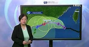 20230831 Hong Kong Observatory noon time briefing on Typhoon Saola