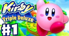 Kirby Triple Deluxe - Gameplay Walkthrough Part 1 - Level 1 Fine Fields (Nintendo 3DS)