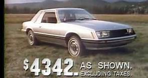1979 Ford Mustang TV Ad Commercial 1 of 3