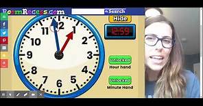 Interactive Clock for Kids | Online Analog Clock