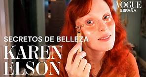 Karen Elson: un maquillaje festivo en tonos de cobre | Secretos de Belleza | VOGUE España