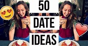 50 FUN and CREATIVE Date Ideas