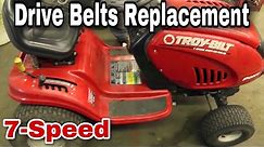 Troy-Bilt/Yard Machine Drive Belts Replacement (7 Speed Mower)