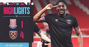 Stoke 1-4 West Ham | Young Hammers Into FA Cup Quarter-Final | FA Youth Cup Highlights