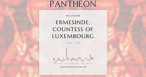 Ermesinde, Countess of Luxembourg Biography - Countess of Luxembourg