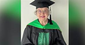 90-year-old woman becomes oldest person to earn master’s degree at university