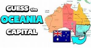 Learning Oceania capitals (14 countries)