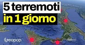 5 terremoti in Italia nello stesso giorno: vi spiego perché non sono collegati