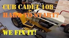 Cub Cadet 108 No Start? Fix it!