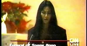 CNN-SONNY BONO FUNERAL-1/9/98-CHER EULOGY