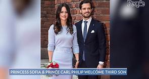 Royal Baby Alert! Princess Sofia and Prince Carl Philip of Sweden Welcome Third Child — Another Boy!
