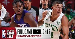 KINGS at CELTICS | NBA SUMMER LEAGUE | FULL GAME HIGHLIGHTS
