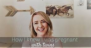 HOW I KNEW I WAS PREGNANT WITH TWINS | 10 WEEKS | SIGNS & SYMPTOMS