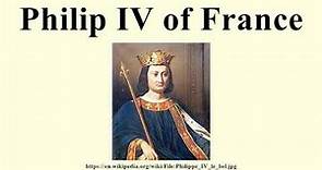 Philip IV of France