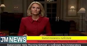 Statsminister Helle Thorning-Schmidts nytårstale 2014/2015