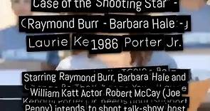 PERRY MASON TV MOVIE "The Case of the Shooting Star" - Raymond Burr - Barbara Hale - 1986