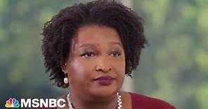 'No one is above the law': Stacey Abrams speaks out on Trump GA indictment for first time
