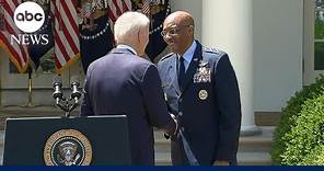 President Biden nominates Air Force general as next head of Joint Chiefs of Staff