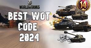WOT CODE 2024 🎁Get 5 Premium Tanks + 1100 Gold +17 premium days + 250,000 credits