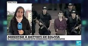 Llegó a Italia Cesare Battisti, el exmilitante detenido en Bolivia