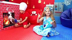 Diana and Roma Play in New Room | Collection of videos for children