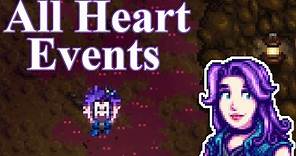 Abigail All Heart Events! - Stardew Valley 1.5