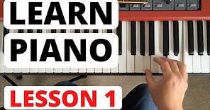 How To Play Piano for Beginners, Lesson 1 || The Piano Keyboard