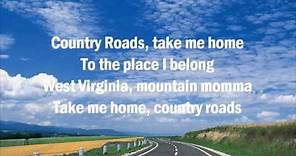 John Denver ♥ Take Me Home, Country Roads (The Ultimate Collection) with Lyrics