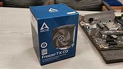 ARCTIC Freezer 7 X CO CPU Cooler - Unboxing