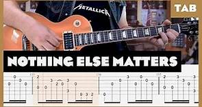 Metallica - Nothing Else Matters - Guitar Tab | Lesson | Cover | Tutorial