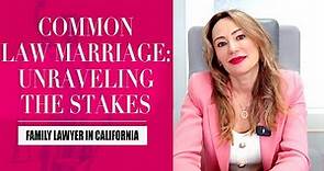 Common Law Marriage in California explained