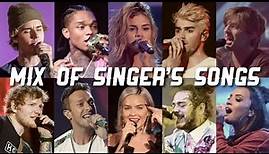 TOP Famous Singers 2015-2018 In One Song - Live Performance #8