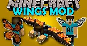 WINGS MOD - Alas bien cheveres en maincra!! - Minecraft mod 1.12.2 Review ESPAÑOL