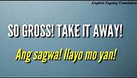 Learn Tagalog Words for Saying "NO" (English-Tagalog Translation)