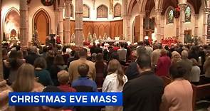 Hundreds attend Christmas Eve vigil masses at Chicago's Holy Name Cathedral