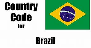Brazil Dialing Code - Brazilian Country Code - Telephone Area Codes in Brazil