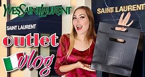 Follow me around the YSL Outlet | Yves Saint Laurent Outlet Serravalle Vlog in Italy + YSL bag haul