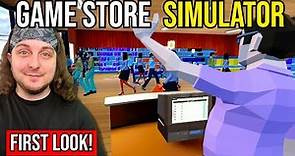 Building Our Own GAME STORE! (Game Store Simulator)